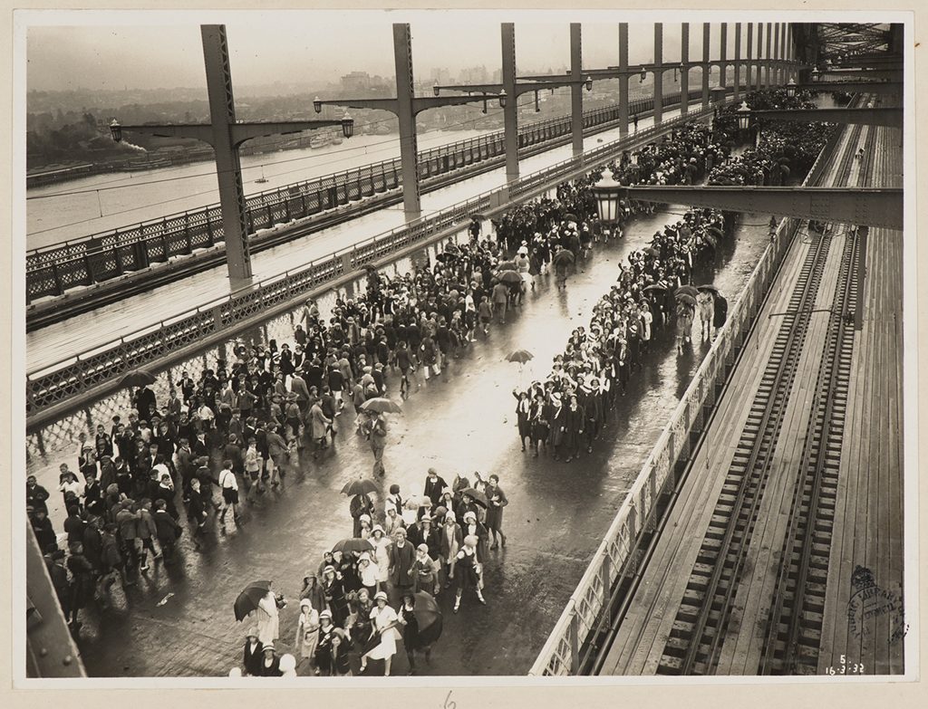 Photographs of opening of Sydney Harbour Bridge