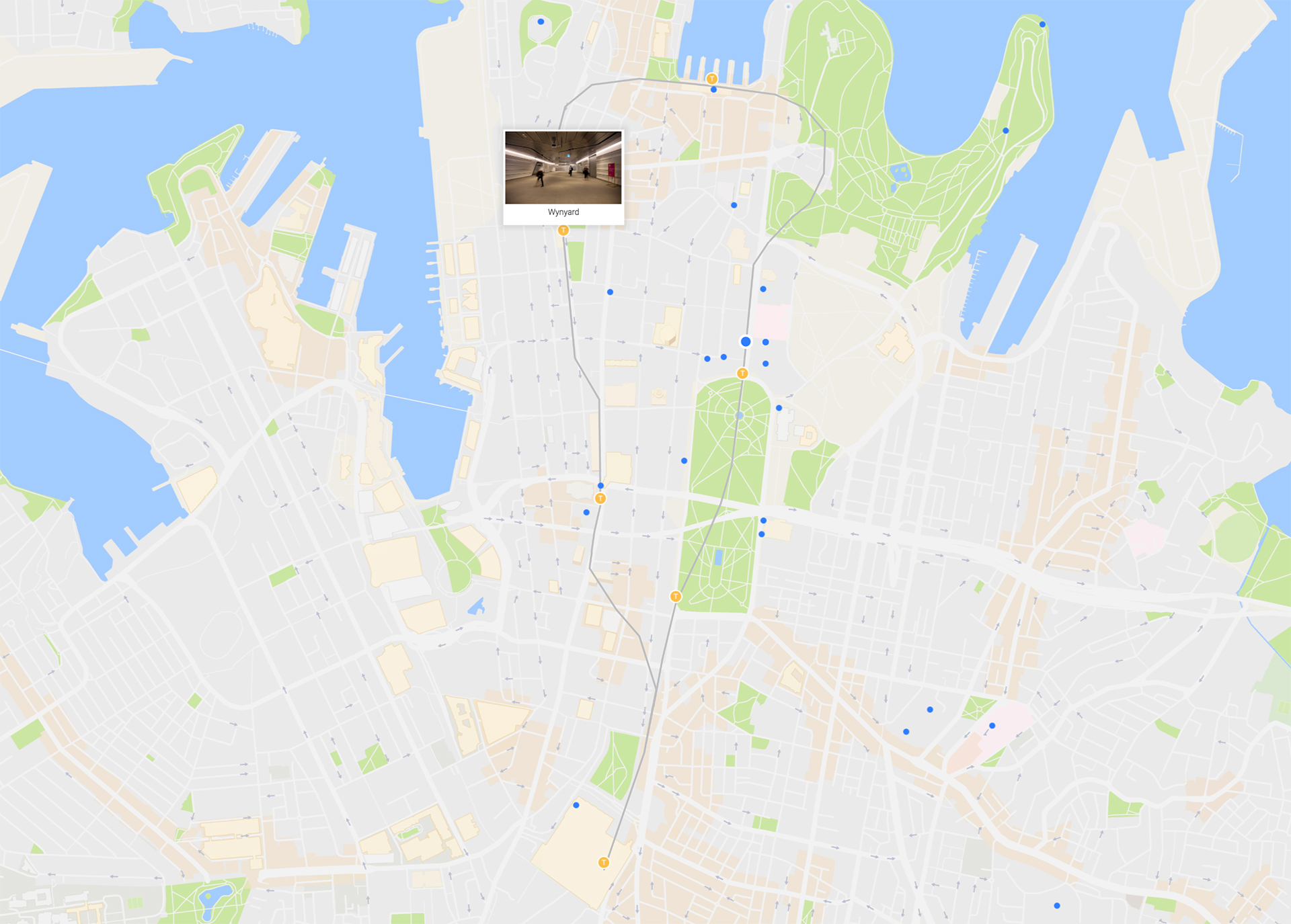 Young Sydney 2016 map