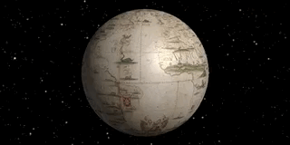 3D Globe of Miranda Map