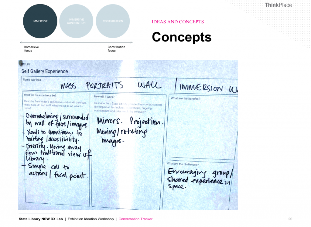 Workshop concept examples