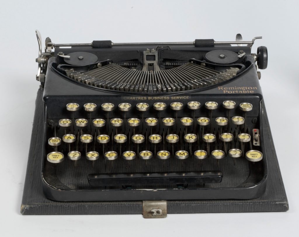 Remington portable typewriter